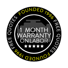 1 Month Warranty on Labor